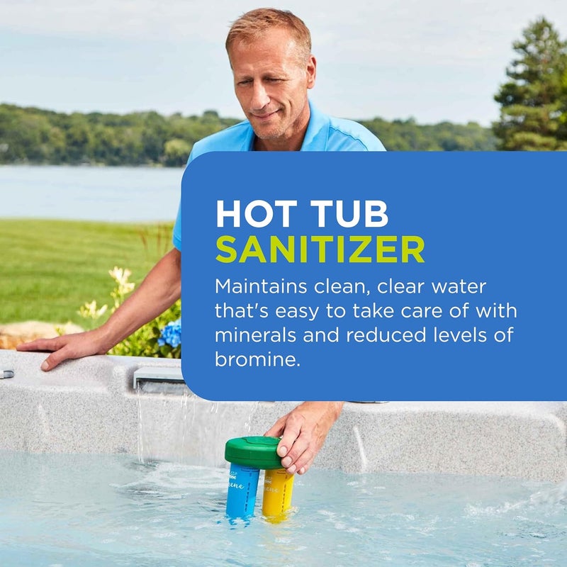 Frog Serene Floating System for Hot Tubs - Quick & Easy Prefilled Hot Tub Sanitizer - Hot Tub Maintenance System with Sanitizing Minerals & Bromine - Image 5